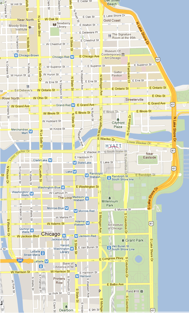 Chicago street map