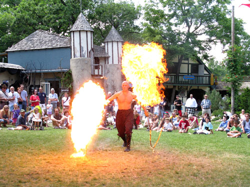 Medieval juggler